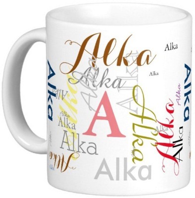 Exocticaa ALKA Gift M006 Ceramic Coffee Mug(325 ml)