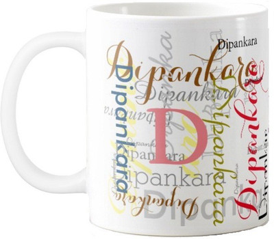 

Exoctic Silver Dipankara Ceramic Mug(330 ml), Multicolor