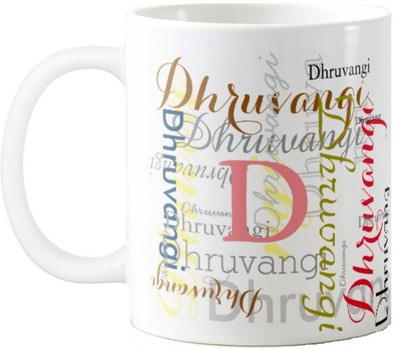 

Exoctic Silver Dhruvangi Ceramic Mug(330 ml), Multicolor