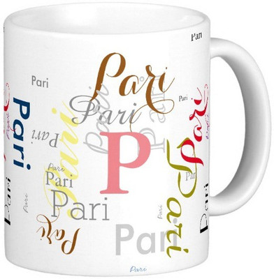 

Exoctic Silver PARI X06 Ceramic Mug(330 ml), Multicolor