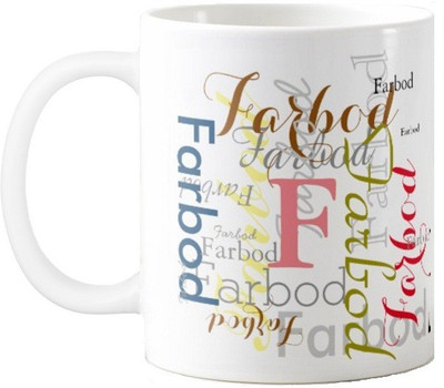 

Exoctic Silver Farbod Ceramic Mug(330 ml), Multicolor
