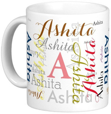 Exoctic Silver ASHITA Ceramic Mug(330 ml), Multicolor