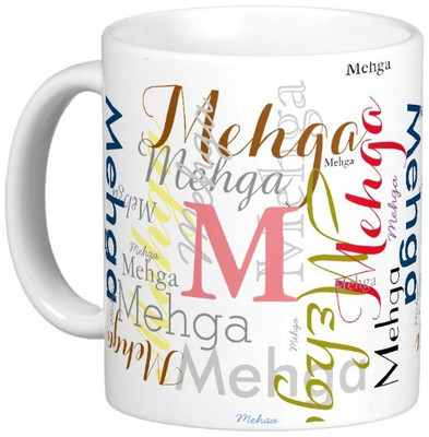 

Exoctic Silver MEHGA X06 Ceramic Mug(330 ml), Multicolor