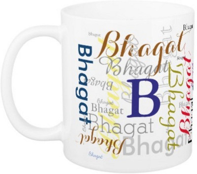 

Exoctic Silver Bhagat Ceramic Mug(330 ml), Multicolor