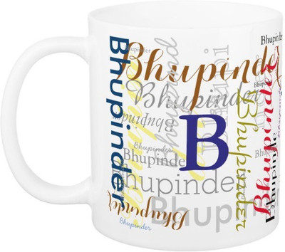 

Exoctic Silver Bhupinder Ceramic Mug(330 ml), Multicolor