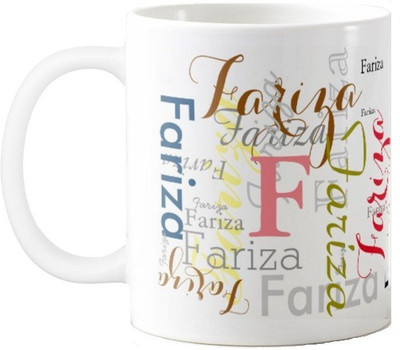 

Exoctic Silver Fariza Ceramic Mug(330 ml), Multicolor