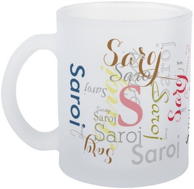 

Exoctic Silver Saroj Ceramic Mug(330 ml), Multicolor