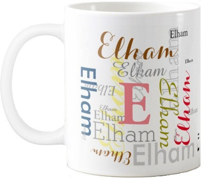 

Exoctic Silver Elham Ceramic Mug(330 ml), Multicolor