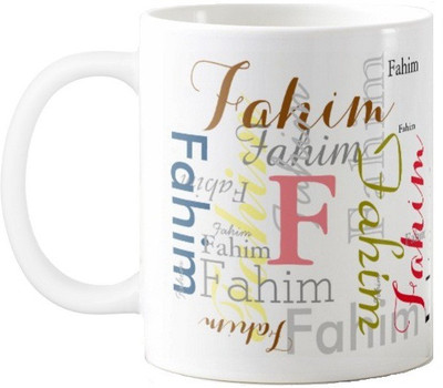 

Exoctic Silver Fahim Ceramic Mug(330 ml), Multicolor