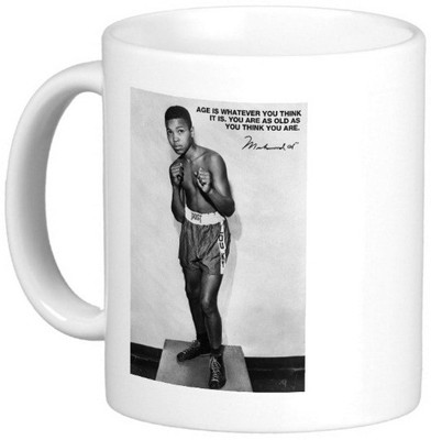 

Exoctic Silver Mohamad Ali Quotes 30 Ceramic Mug(300 ml), Multicolor