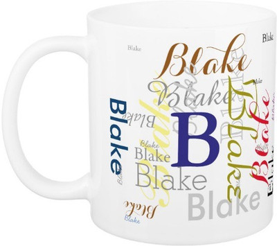 

Exoctic Silver Blake Ceramic Mug(330 ml), Multicolor