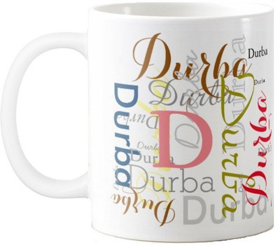 

Exoctic Silver Durba Ceramic Mug(330 ml), Multicolor