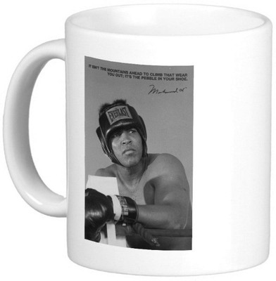 

Exoctic Silver Mohamad Ali Quotes 24 Ceramic Mug(300 ml), Multicolor