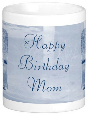 

Exoctic Silver Mother's Mom Maa Happy Birthday 10 Ceramic Mug(300 ml), Multicolor