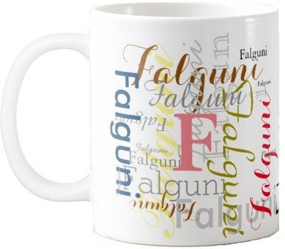 

Exoctic Silver Falguni Ceramic Mug(330 ml), Multicolor