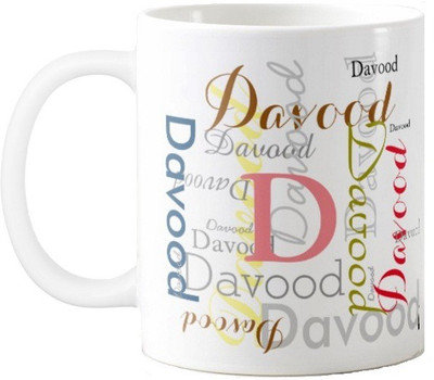 

Exoctic Silver Davood Ceramic Mug(330 ml), Multicolor