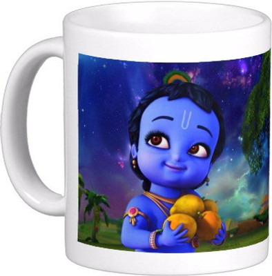 

Exoctic Silver Little Krishna Series Zyx003 Ceramic Mug(300 ml)