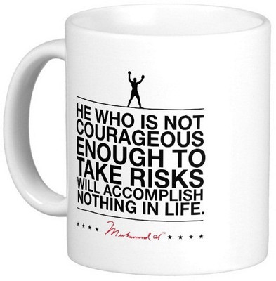 

Exoctic Silver Mohamad Ali Quotes 03 Ceramic Mug(300 ml), Multicolor