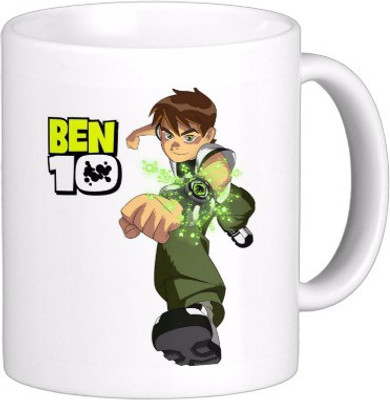 

Exoctic Silver Ben 10 Series Qwe001 Ceramic Mug(300 ml)