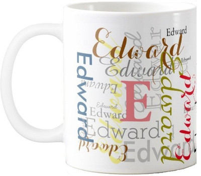 

Exoctic Silver Edward Ceramic Mug(330 ml), Multicolor