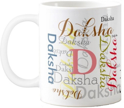 

Exoctic Silver Daksha Ceramic Mug(330 ml), Multicolor
