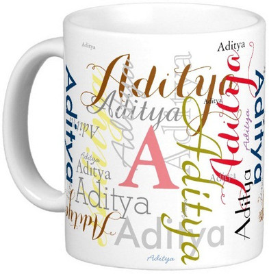 

Exoctic Silver ADITYA X06 Ceramic Mug(330 ml), Multicolor