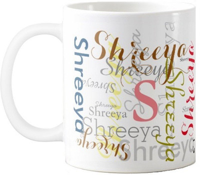 

Exoctic Silver Shreeya Ceramic Mug(330 ml), Multicolor
