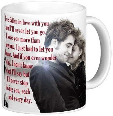 

Exoctic Silver Romantic Quotes 07 Ceramic Mug(300 ml), Multicolor