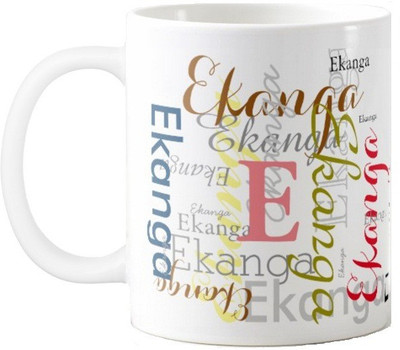 

Exoctic Silver Ekanga Ceramic Mug(330 ml), Multicolor