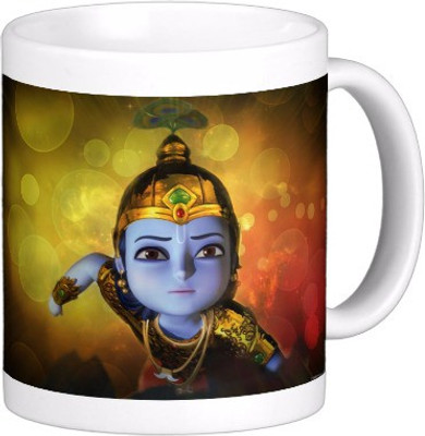 

Exoctic Silver Little Krishna Series Zyx008 Ceramic Mug(300 ml)