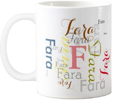 

Exoctic Silver Fara Ceramic Mug(330 ml), Multicolor