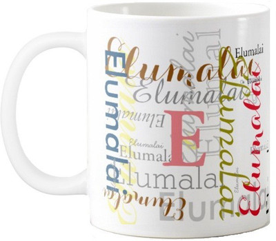 

Exoctic Silver Elumalai Ceramic Mug(330 ml), Multicolor