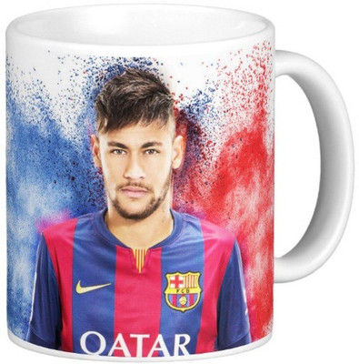 

Exoctic Silver Neymar Jr. Collection 001 Ceramic Mug(300 ml), Multicolor