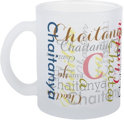 

Exoctic Silver Chaitanya Ceramic Mug(330 ml), Multicolor