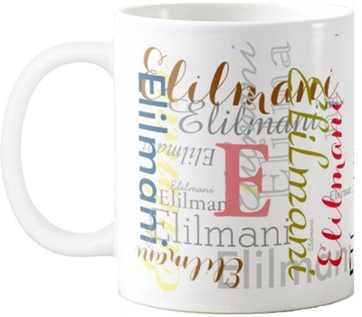 

Exoctic Silver Elilmani Ceramic Mug(330 ml), Multicolor