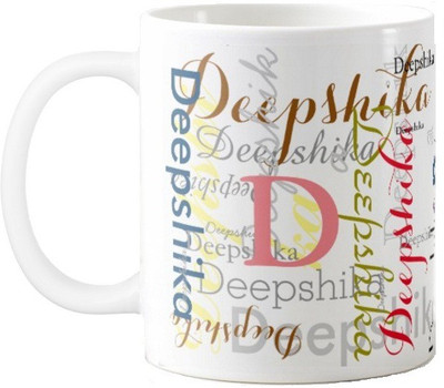 

Exoctic Silver Deepshika Ceramic Mug(330 ml), Multicolor