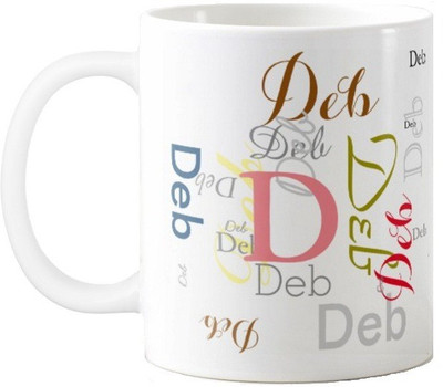 

Exoctic Silver Deb Ceramic Mug(330 ml), Multicolor