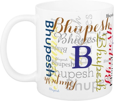 

Exoctic Silver Bhupesh Ceramic Mug(330 ml), Multicolor