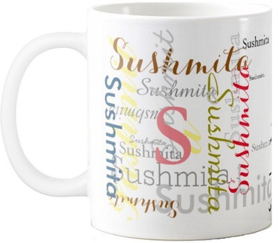

Exoctic Silver Sushmita Ceramic Mug(330 ml), Multicolor