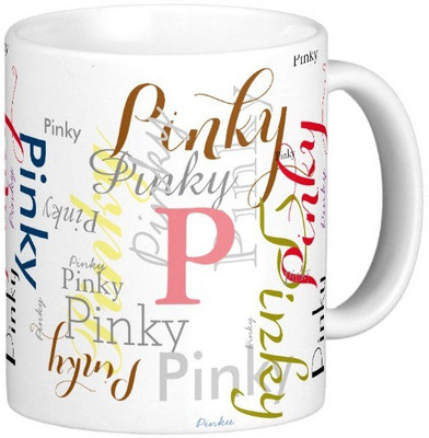 

Exoctic Silver PINKY X06 Ceramic Mug(330 ml), Multicolor