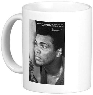 

Exoctic Silver Mohamad Ali Quotes 28 Ceramic Mug(300 ml), Multicolor