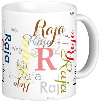 

Exoctic Silver RAJA X06 Ceramic Mug(330 ml), Multicolor