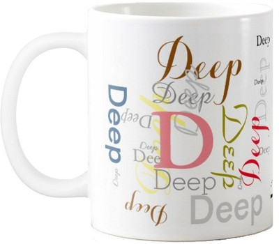 

Exoctic Silver Deep Ceramic Mug(330 ml), Multicolor