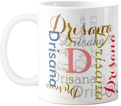

Exoctic Silver Drisana Ceramic Mug(330 ml), Multicolor