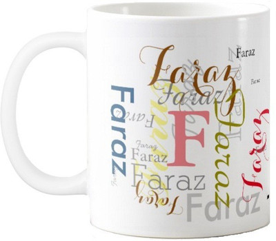 

Exoctic Silver Faraz Ceramic Mug(330 ml), Multicolor