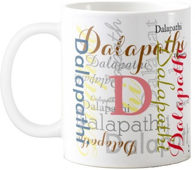 

Exoctic Silver Dalapathi Ceramic Mug(330 ml), Multicolor