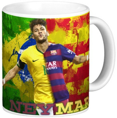 

Exoctic Silver Neymar Jr. Collection 004 Ceramic Mug(300 ml), Multicolor