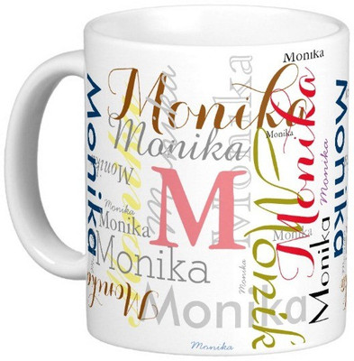 Exoctic Silver MONIKA X06 Ceramic Mug(330 ml), Multicolor