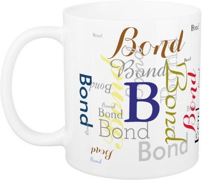 Exoctic Silver Bond Ceramic Mug(330 ml), Multicolor