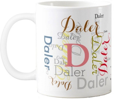 

Exoctic Silver Daler Ceramic Mug(330 ml), Multicolor